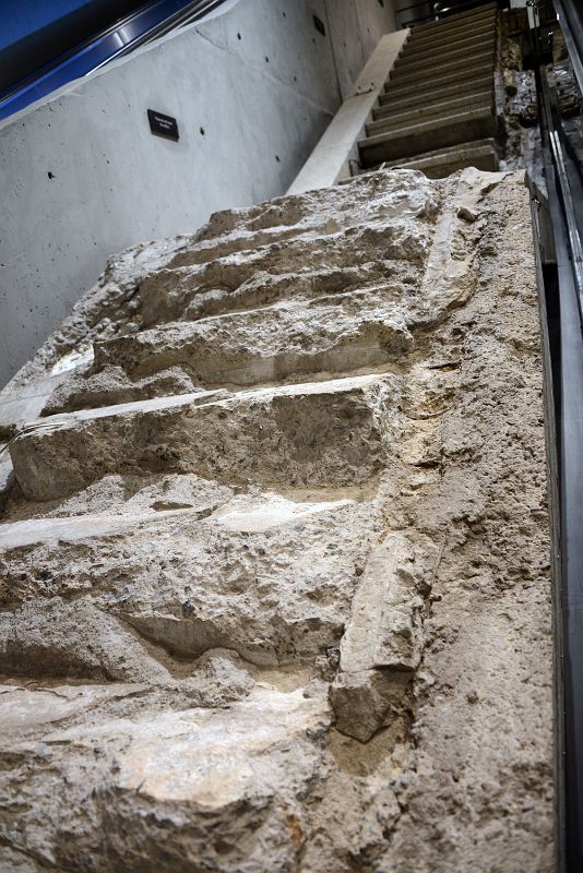 22B Go Down This Set Of Stairs And Then Just Run, Run As Fast As You Can - Police On 911 The Survivor Vesey Stairs On The Ramp At 911 Museum New York